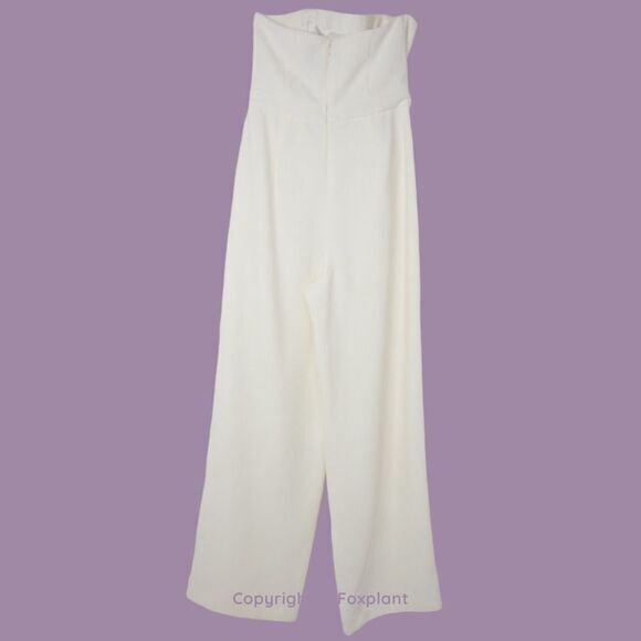 NEW White House Black Market Convertible Strapless Split-Leg Jumpsuit, 10 - Picture 6 of 15